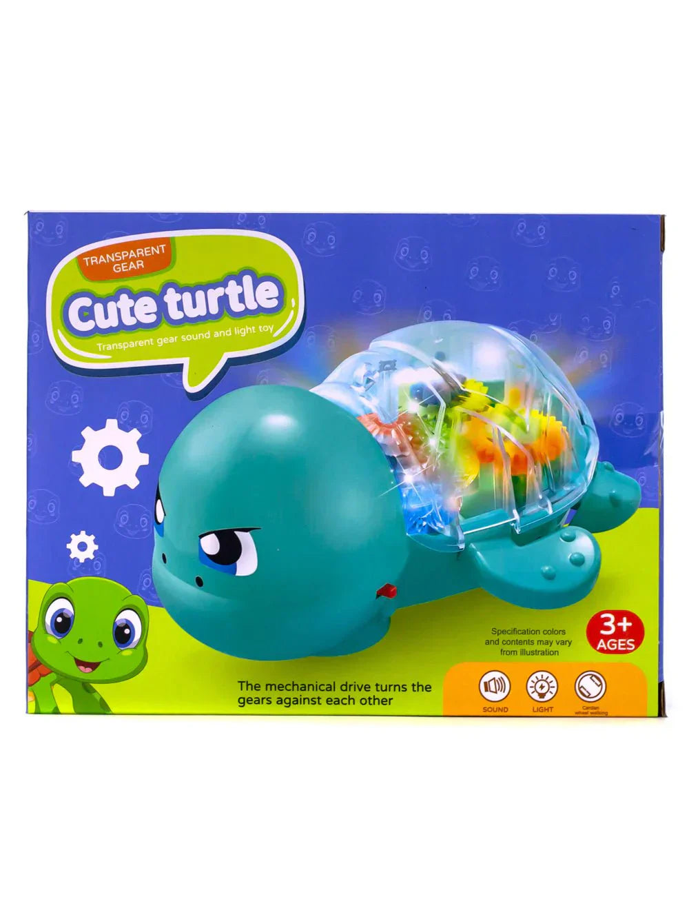 Soft, cute turtle toy from My Store, featuring a friendly face and textured shell, perfect for cuddling and play.