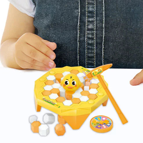 My Store Duck Trap Game featuring colorful plastic ducks and a trap mechanism for family fun and outdoor play.