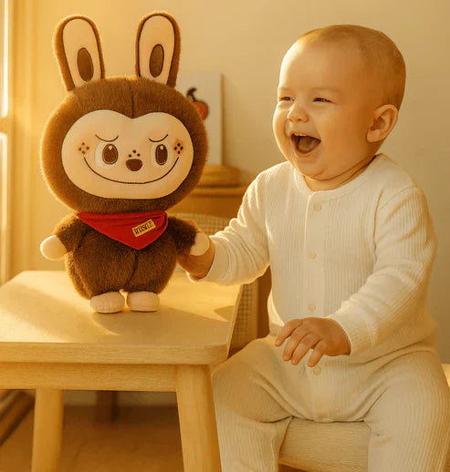 Soft, adorable Labubu bunny plush toy from My Store featuring a cute, cuddly bunny character with floppy ears and pastel fur.
