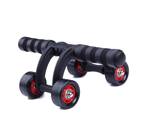 Two-wheel hand pusher from LORDEX FITNESS with ergonomic handles for easy maneuvering and effective workout.